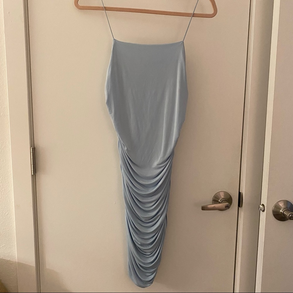 Ruched bodycon dress